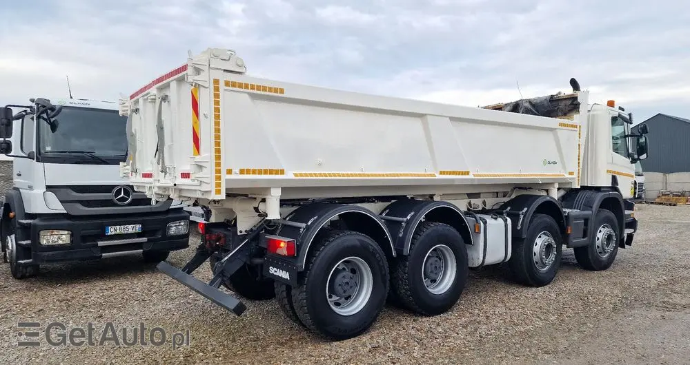 SCANIA P360 Kiper 8x4 Hydroburta Manual Resory 