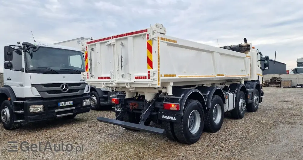 SCANIA P360 Kiper 8x4 Hydroburta Manual Resory 