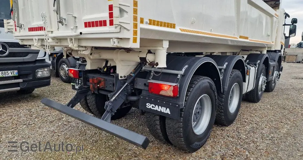 SCANIA P360 Kiper 8x4 Hydroburta Manual Resory 