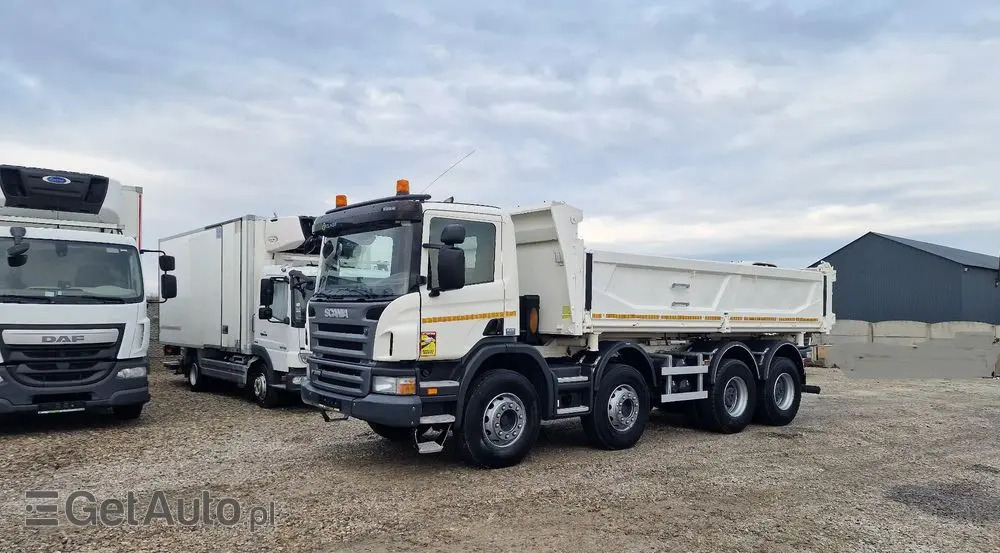 SCANIA P360 Kiper 8x4 Hydroburta Manual Resory 