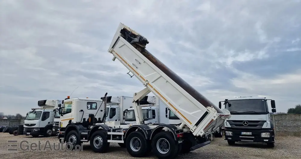 SCANIA P360 Kiper 8x4 Hydroburta Manual Resory 