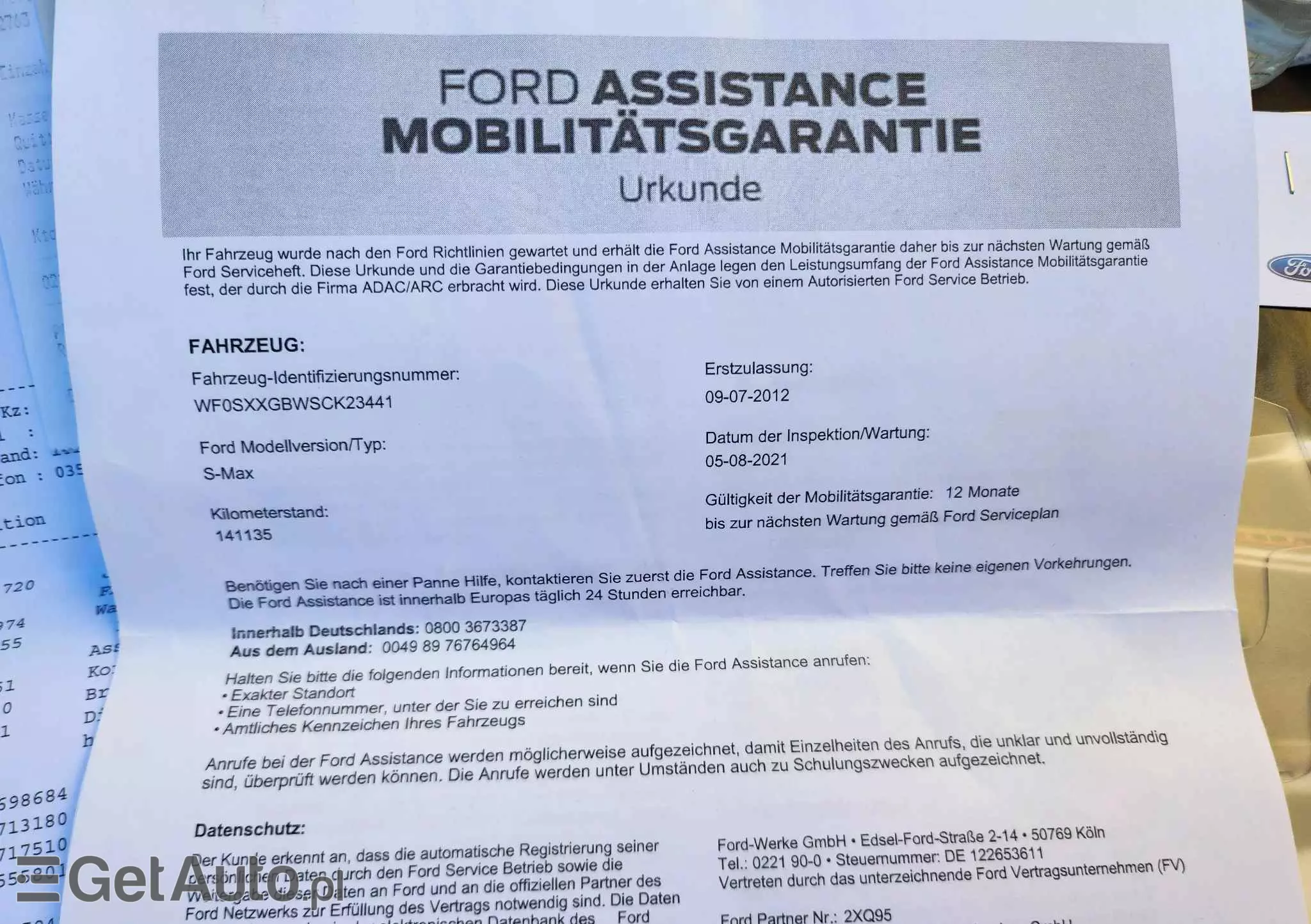 FORD S-Max 2.0 TDCi DPF Titanium