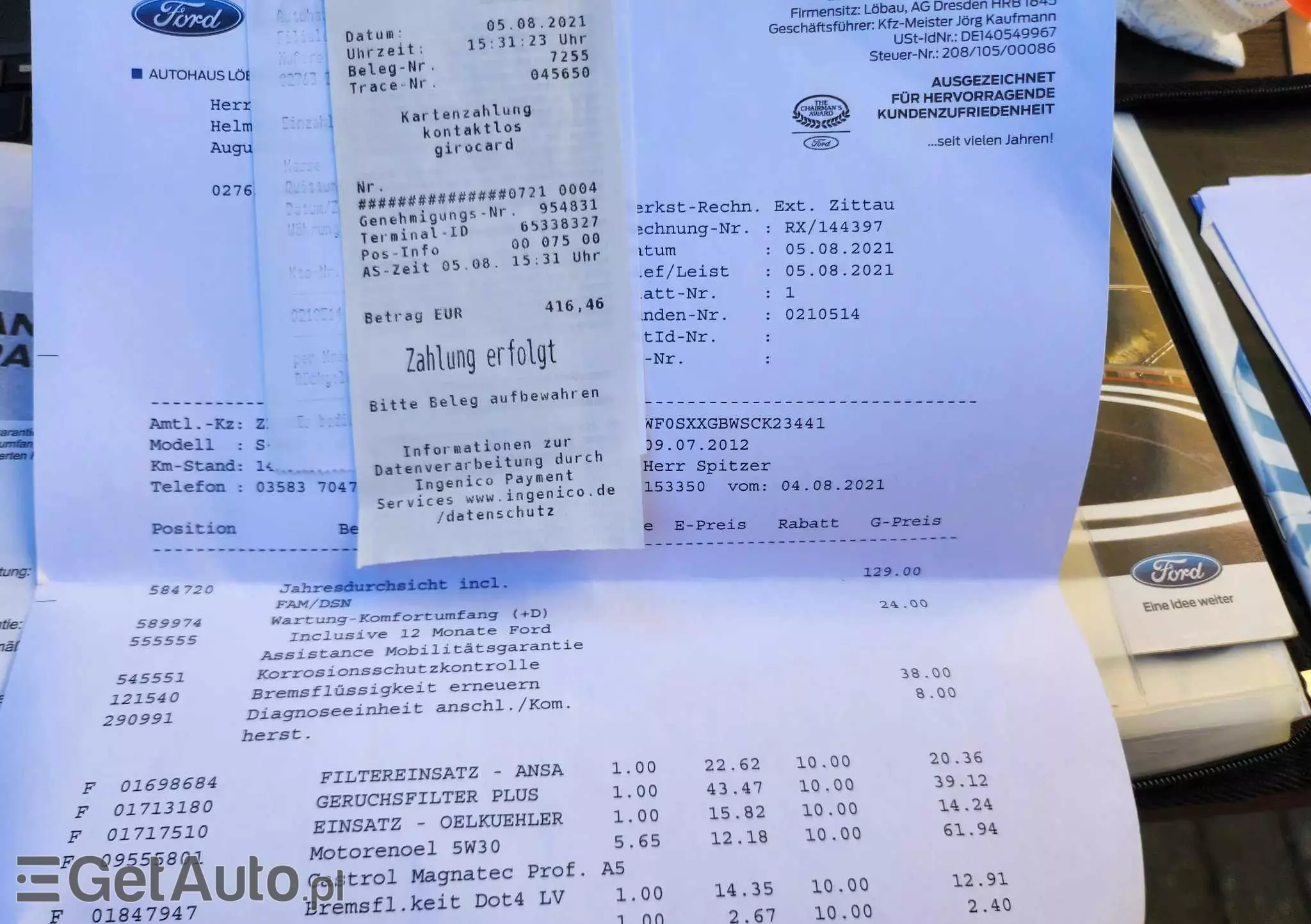 FORD S-Max 2.0 TDCi DPF Titanium