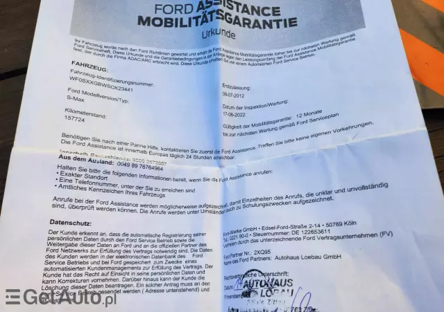 FORD S-Max 2.0 TDCi DPF Titanium