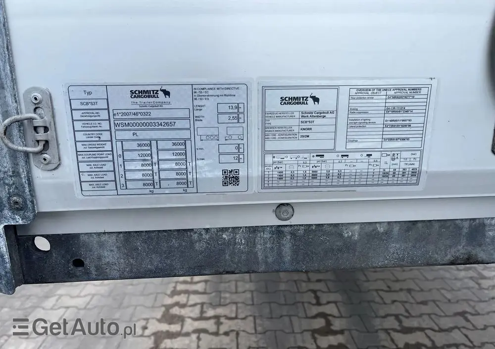 SCHMITZ CARGOBULL SCB S3T MEGA / FIRANKA / 2019 / SUPER STAN / TOP 