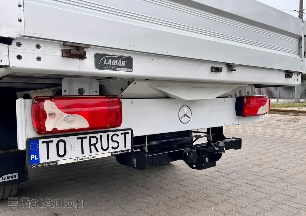 MERCEDES-BENZ SPRINTER 2.2 163KM / HAK 3.5T / MAX ROZSTAW / SALON POLSKA / LEASING / KREDYT / VAT 23% 