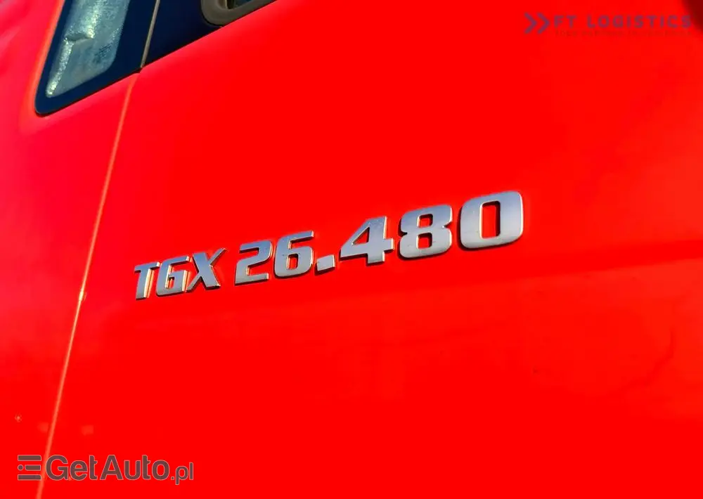 MAN TGX 26.480 6X2 / HDS PALFINGER PK9002-EH B / Opony 80% Michelin / Stan BDB 