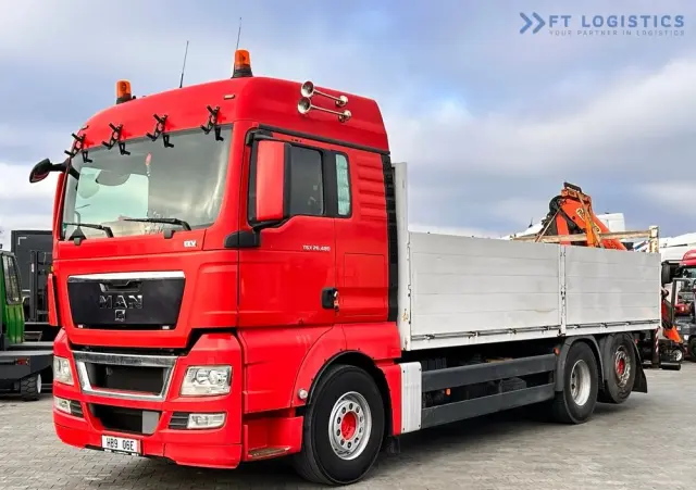 MAN TGX 26.480 6X2 / HDS PALFINGER PK9002-EH B / Opony 80% Michelin / Stan BDB 