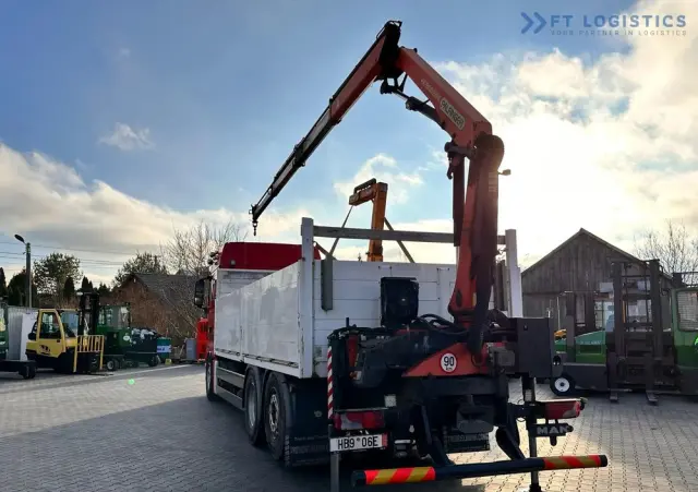 MAN TGX 26.480 6X2 / HDS PALFINGER PK9002-EH B / Opony 80% Michelin / Stan BDB 