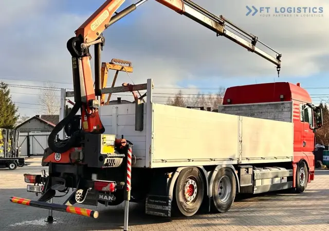 MAN TGX 26.480 6X2 / HDS PALFINGER PK9002-EH B / Opony 80% Michelin / Stan BDB 