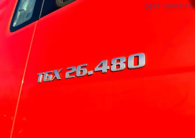 MAN TGX 26.480 6X2 / HDS PALFINGER PK9002-EH B / Opony 80% Michelin / Stan BDB 