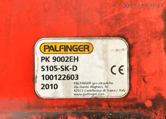 MAN TGX 26.480 6X2 / HDS PALFINGER PK9002-EH B / Opony 80% Michelin / Stan BDB 