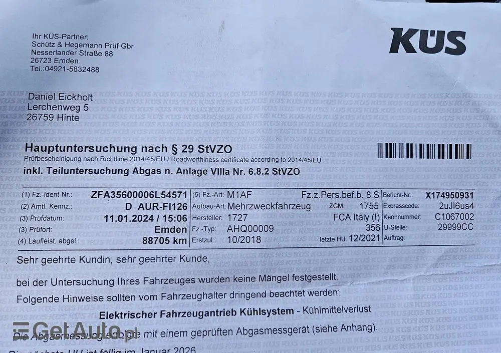 FIAT Tipo Kombi 1.4 16V Lounge