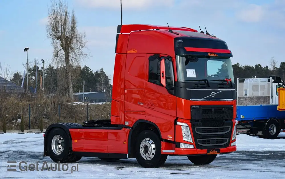 VOLVO FH500 / FULL ADR / HYDRAULIKA / EURO 6 / ACC / LEDY / ALUFELGI / FULL SPOILERY / SERWISOWANY / SPROWADZONY 