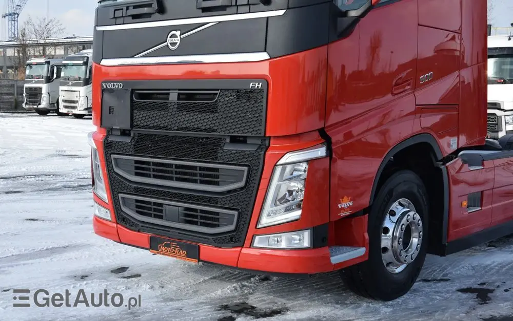 VOLVO FH500 / FULL ADR / HYDRAULIKA / EURO 6 / ACC / LEDY / ALUFELGI / FULL SPOILERY / SERWISOWANY / SPROWADZONY 
