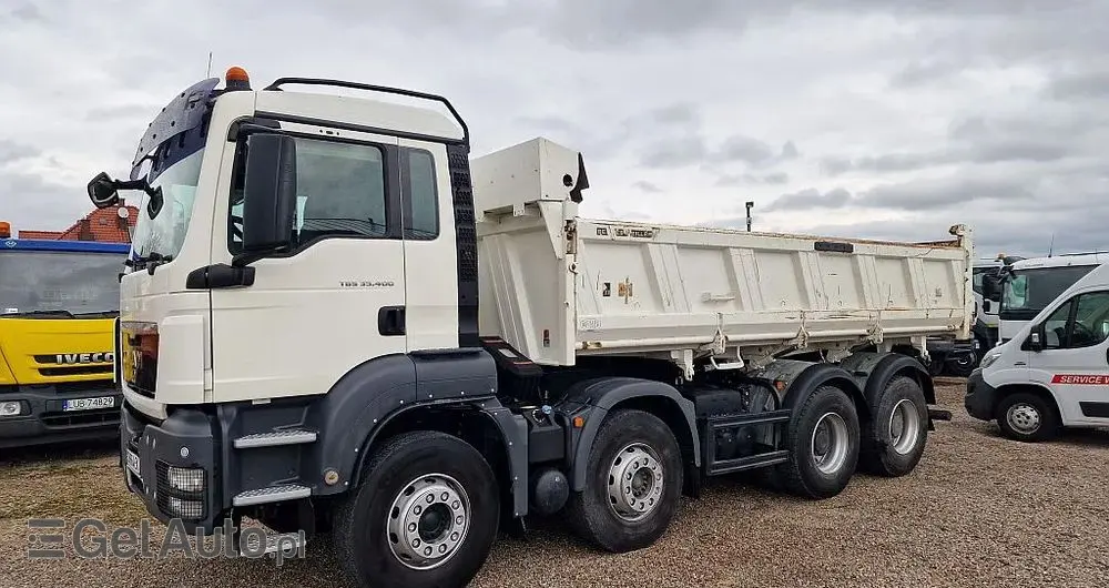 VOLVO Fmx 410 8x4 Kiper Hydroburta Wywrot Nowe Opony 