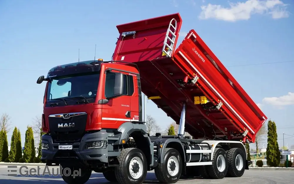 MAN TGS 41.480 / 8X6 / WYWROTKA 3 STRONNA / BORDMATIC / KH KIPPER / AUTOMAT / FABRYCZNIE NOWY / 2026 / 
