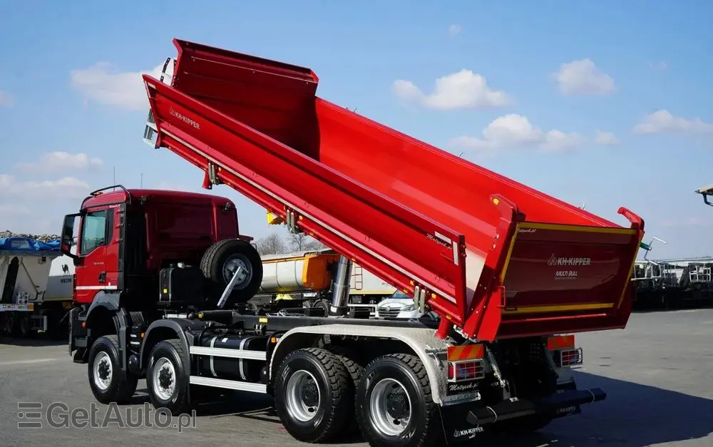 MAN TGS 41.480 / 8X6 / WYWROTKA 3 STRONNA / BORDMATIC / KH KIPPER / AUTOMAT / FABRYCZNIE NOWY / 2026 / 