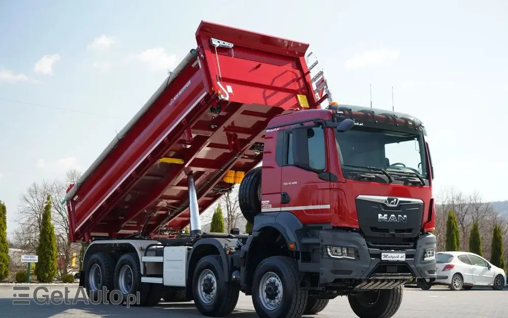 MAN TGS 41.480 / 8X6 / WYWROTKA 3 STRONNA / BORDMATIC / KH KIPPER / AUTOMAT / FABRYCZNIE NOWY / 2026 / 