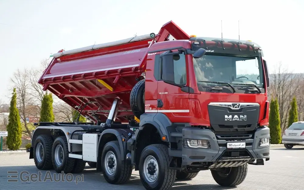 MAN TGS 41.480 / 8X6 / WYWROTKA 3 STRONNA / BORDMATIC / KH KIPPER / AUTOMAT / FABRYCZNIE NOWY / 2026 / 