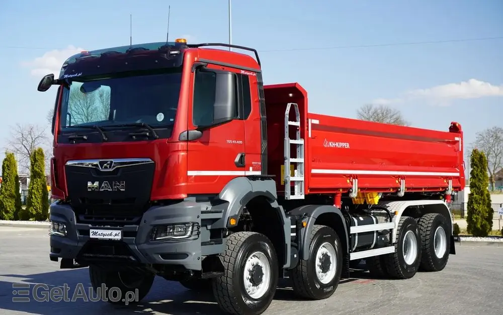 MAN TGS 41.480 / 8X6 / WYWROTKA 3 STRONNA / BORDMATIC / KH KIPPER / AUTOMAT / FABRYCZNIE NOWY / 2026 / 