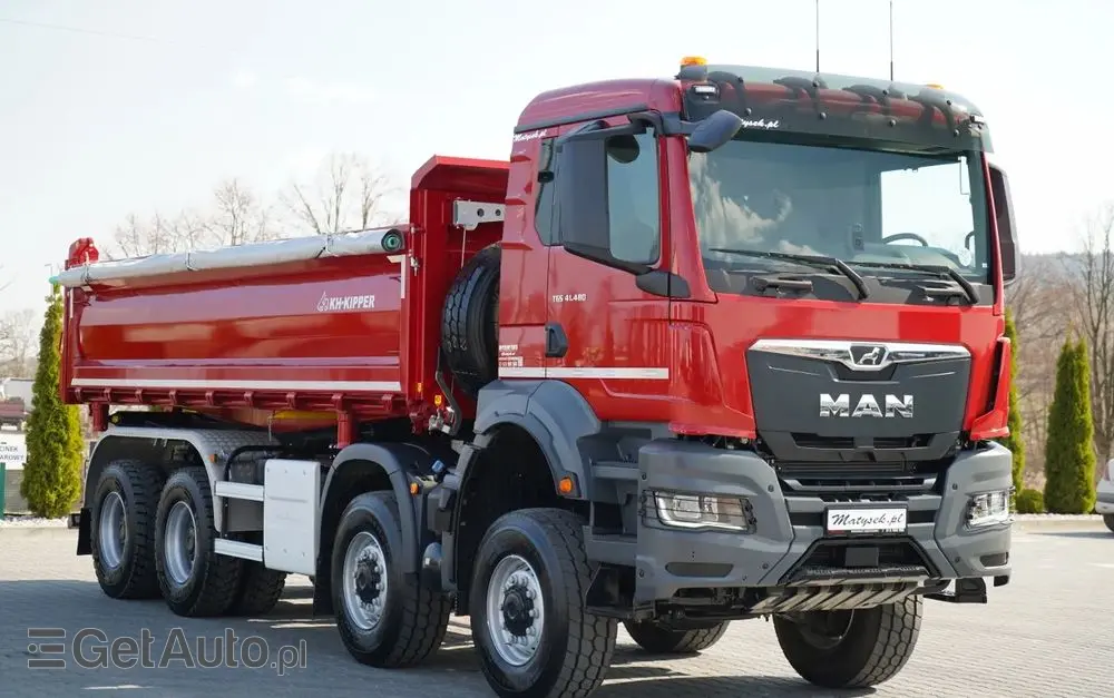MAN TGS 41.480 / 8X6 / WYWROTKA 3 STRONNA / BORDMATIC / KH KIPPER / AUTOMAT / FABRYCZNIE NOWY / 2026 / 