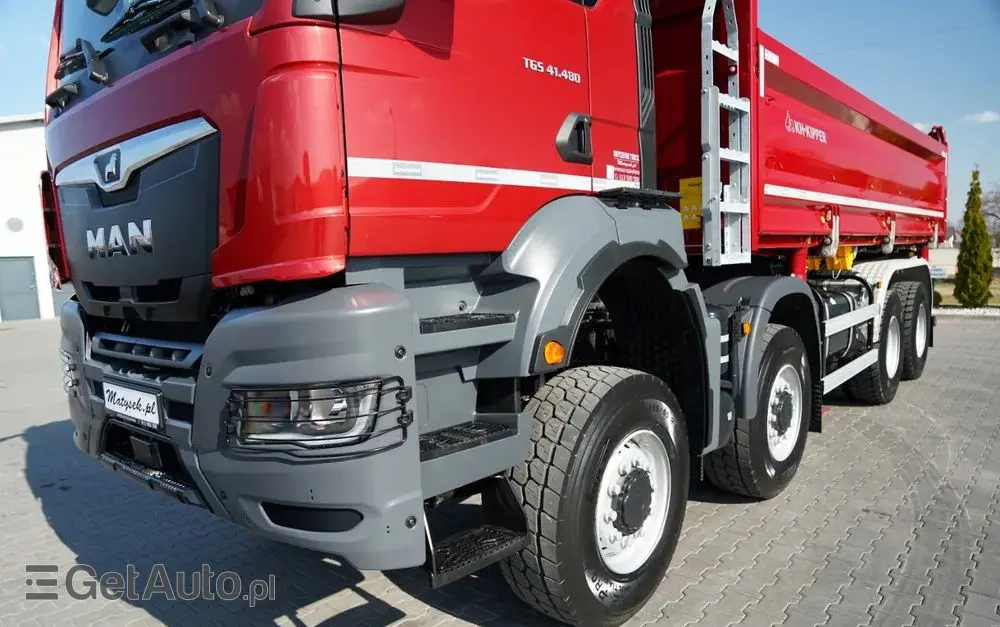 MAN TGS 41.480 / 8X6 / WYWROTKA 3 STRONNA / BORDMATIC / KH KIPPER / AUTOMAT / FABRYCZNIE NOWY / 2026 / 
