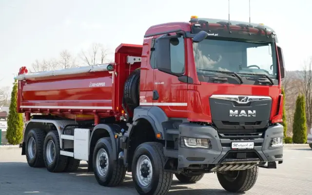 MAN TGS 41.480 / 8X6 / WYWROTKA 3 STRONNA / BORDMATIC / KH KIPPER / AUTOMAT / FABRYCZNIE NOWY / 2026 / 