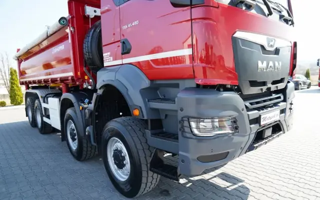 MAN TGS 41.480 / 8X6 / WYWROTKA 3 STRONNA / BORDMATIC / KH KIPPER / AUTOMAT / FABRYCZNIE NOWY / 2026 / 