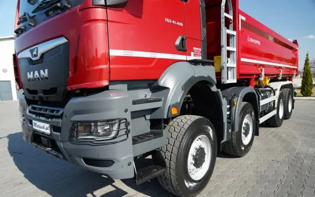 MAN TGS 41.480 / 8X6 / WYWROTKA 3 STRONNA / BORDMATIC / KH KIPPER / AUTOMAT / FABRYCZNIE NOWY / 2026 / 
