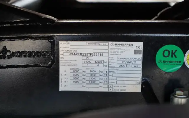 MAN TGS 41.480 / 8X6 / WYWROTKA 3 STRONNA / BORDMATIC / KH KIPPER / AUTOMAT / FABRYCZNIE NOWY / 2026 / 