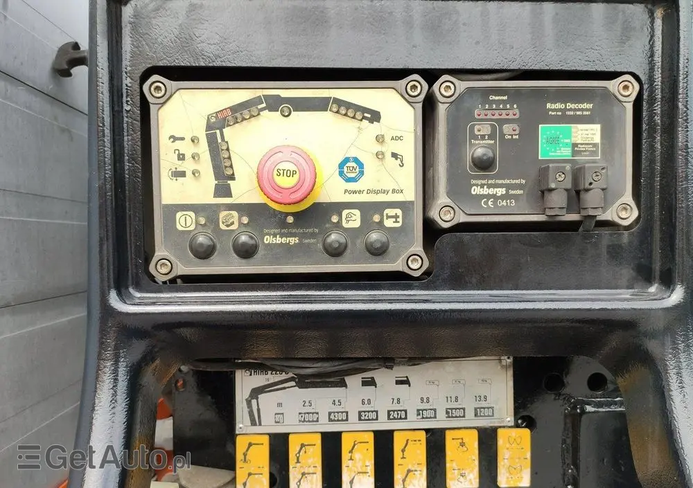 DAF CF 85.380 6x2 Oś Skrętna Skrzynia HDS HIAB 220C  + Pilot 