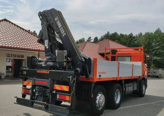 DAF CF 85.380 6x2 Oś Skrętna Skrzynia HDS HIAB 220C  + Pilot 