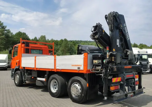 DAF CF 85.380 6x2 Oś Skrętna Skrzynia HDS HIAB 220C  + Pilot 