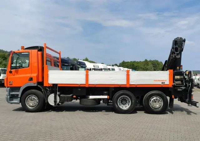 DAF CF 85.380 6x2 Oś Skrętna Skrzynia HDS HIAB 220C  + Pilot 