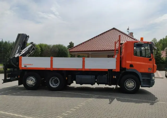 DAF CF 85.380 6x2 Oś Skrętna Skrzynia HDS HIAB 220C  + Pilot 
