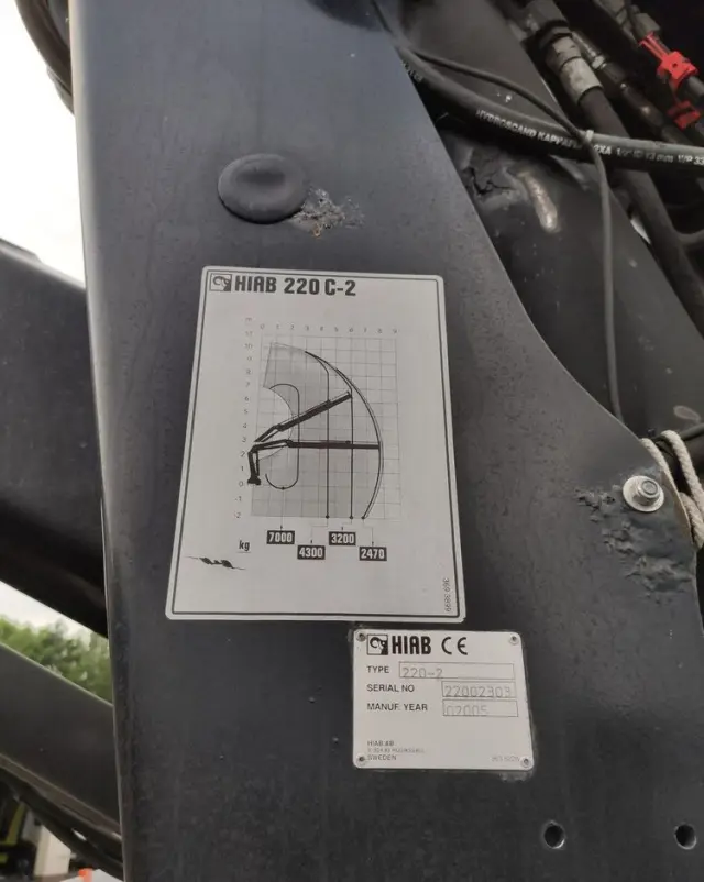 DAF CF 85.380 6x2 Oś Skrętna Skrzynia HDS HIAB 220C  + Pilot 