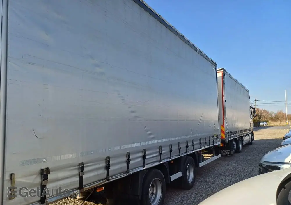 DAF XF 480 SUPER SPACE CAB / ZESTAW TANDEM PRZEJAZDOWY 120m3 