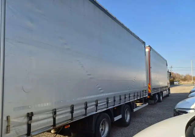 DAF XF 480 SUPER SPACE CAB / ZESTAW TANDEM PRZEJAZDOWY 120m3 