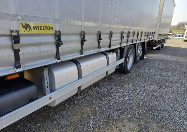 DAF XF 480 SUPER SPACE CAB / ZESTAW TANDEM PRZEJAZDOWY 120m3 