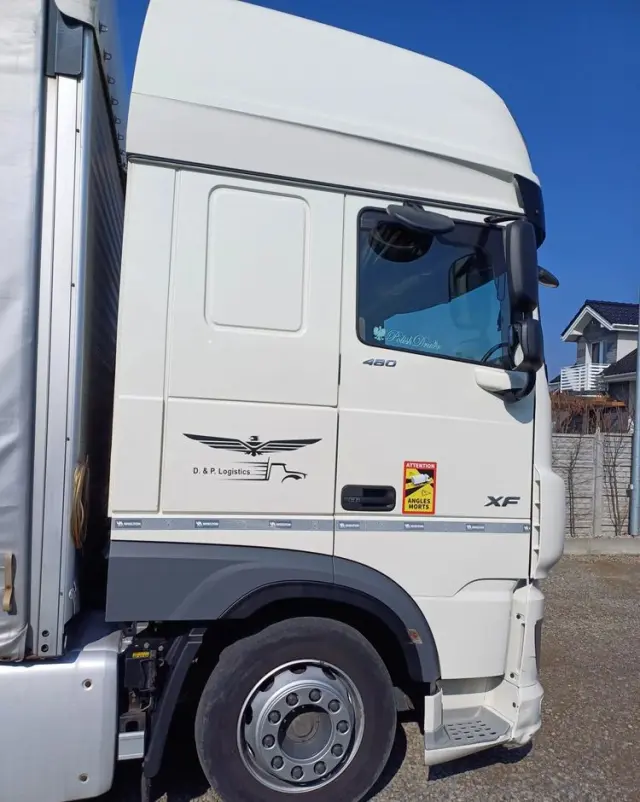 DAF XF 480 SUPER SPACE CAB / ZESTAW TANDEM PRZEJAZDOWY 120m3 