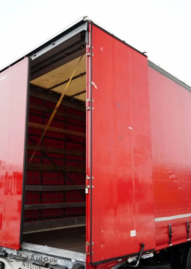 DAF FH 460 / ZESTAW TANDEM / 120 M3 / PRZEJAZDOWY / I-SAVE / KLIMATYZACJA POSTOJOWA / OŚ PODNOSZONA / OŚ SKRĘTNA / PLANDEKA ZBROJONA 