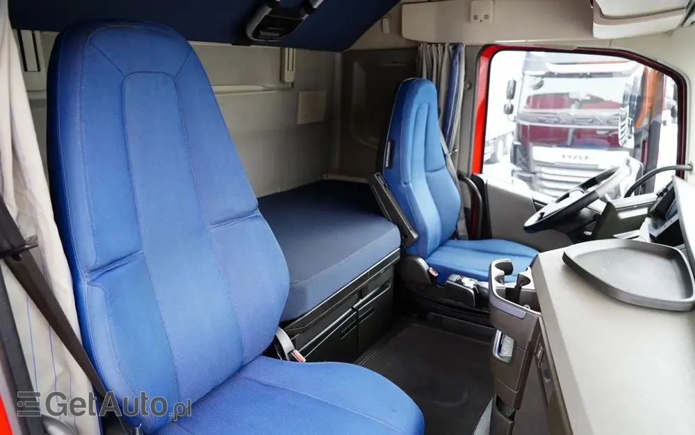 DAF FH 460 / ZESTAW TANDEM / 120 M3 / PRZEJAZDOWY / I-SAVE / KLIMATYZACJA POSTOJOWA / OŚ PODNOSZONA / OŚ SKRĘTNA / PLANDEKA ZBROJONA 