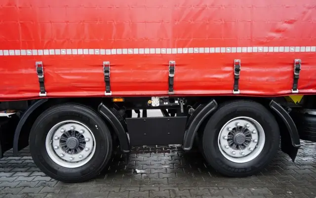 DAF FH 460 / ZESTAW TANDEM / 120 M3 / PRZEJAZDOWY / I-SAVE / KLIMATYZACJA POSTOJOWA / OŚ PODNOSZONA / OŚ SKRĘTNA / PLANDEKA ZBROJONA 