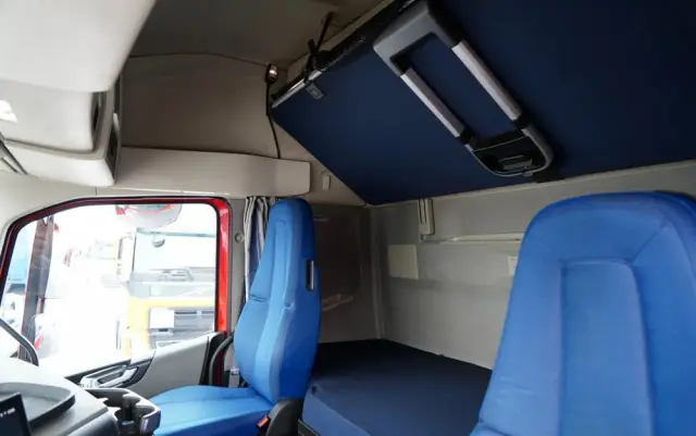 DAF FH 460 / ZESTAW TANDEM / 120 M3 / PRZEJAZDOWY / I-SAVE / KLIMATYZACJA POSTOJOWA / OŚ PODNOSZONA / OŚ SKRĘTNA / PLANDEKA ZBROJONA 