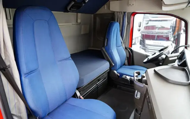 DAF FH 460 / ZESTAW TANDEM / 120 M3 / PRZEJAZDOWY / I-SAVE / KLIMATYZACJA POSTOJOWA / OŚ PODNOSZONA / OŚ SKRĘTNA / PLANDEKA ZBROJONA 