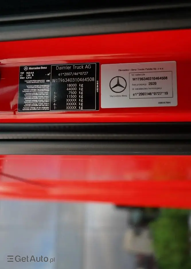 MERCEDES-BENZ ACTROS 1845 / BIG SPACE / 2020 / PO KONTRAKCIE SERWISOWYM 