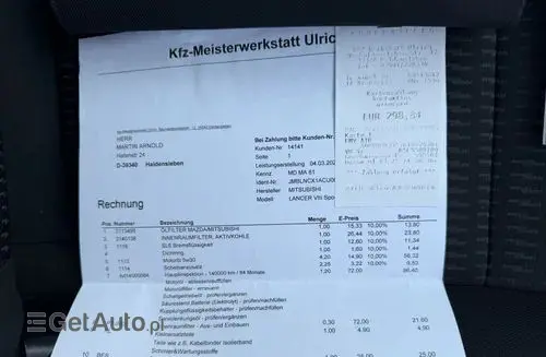 MITSUBISHI Lancer 