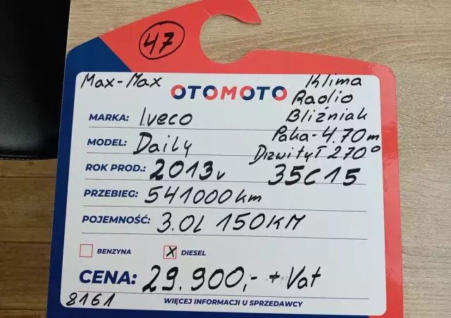 IVECO 35C15 Bliźniak 