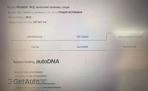 PEUGEOT RCZ 